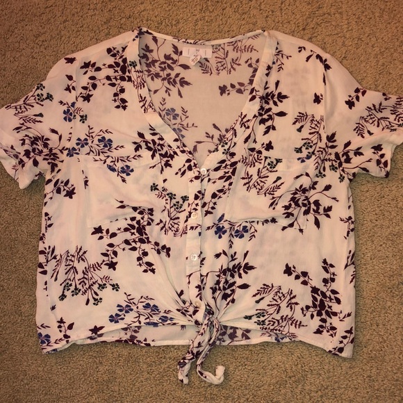 Tilly's Tops - Tillys flower pattern top
